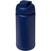 Baseline Rise 500 ml drinkfles met klapdeksel - Blauw/Blauw