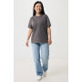 IQONIQ Kakadu relaxed gerecycled katoen t-shirt, antraciet (XXXL)