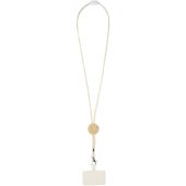 Adhab smartphonelanyard met bamboedetails