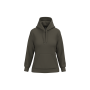 Eco damessweater met capuchon Dark Khaki XS