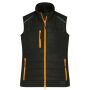 Ladies' Hybrid Vest black/neon-orange XS