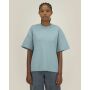 Hazener - Het unisex relaxed interlock T-shirt - Pebble Blue (XXS) Hazener - Het unisex relaxed interlock T-shirt - Pebble Blue (XXS)