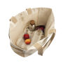 BEAU AWARE™ 400gsm recycled canvas all-round shopper, gebroken wit