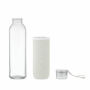 EBOR - Gerecyclede glazen fles 500 ml - Beige