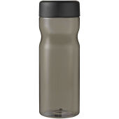 H2O Active® Eco Base 650 ml sportfles - Houtskool/Zwart