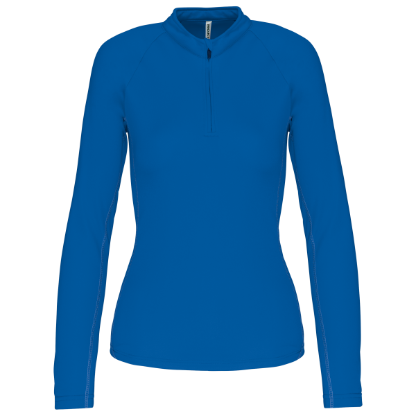 Sport Top ¼ Zip met lange mouwen voor dames