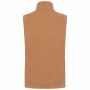 Bodywarmer van microfleece heren camel heather M