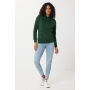 IQONIQ Rila lichtgewicht gerecycled katoen hoodie, forest green (L)