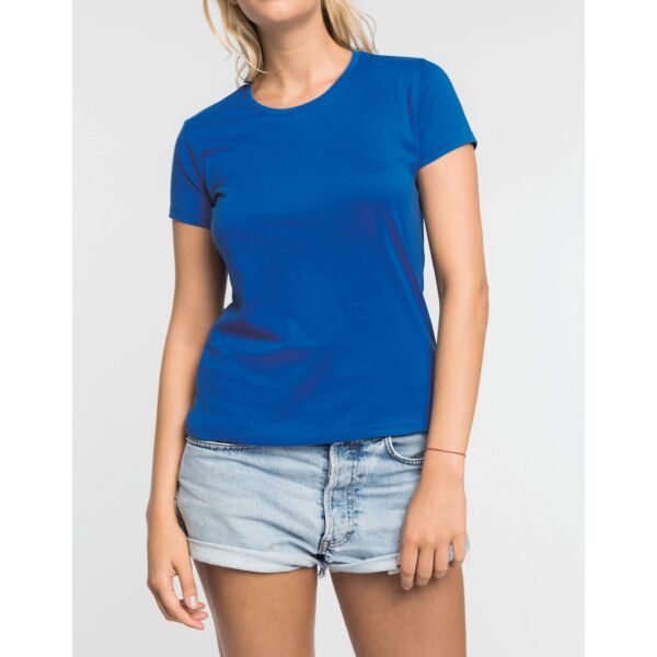 Ladies' crew neck short sleeve T-shirt Red XS Ladies' crew neck short sleeve T-shirt Red XS