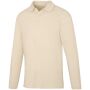 Calgary 180 g/m² herenpolo met lange mouwen - Zandsteen - 3XL