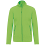 Microfleece met rits dames Lime M