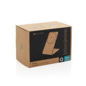 Terra aluminium magnetische draadloze 15W telefoonhouder, grijs