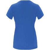 Capri damesshirt met korte mouwen - Riviera blauw - S