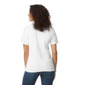 Gildan Polo Softstyle Double Pique SS for her 30 White-XL