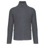 Microfleece met rits en raglanmouwen heren Convoy Grey 4XL