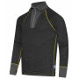 3110 Polo With Zip Blackmel XS