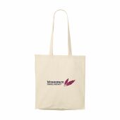 Natural Square Bag 165 g/m² Oeko-tex katoenen tas 42 x 8 x 38 cm