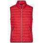 Ladies' Down Vest red/silver S