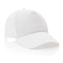 Impact AWARE™ 5 panel 190gr gerecycled katoenen cap, wit