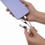 Oplaadkabel CHARGE DISTANCE zilver