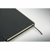 ARCOLOOP - A5 gerecycled PU notitieboek - Zwart