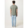 IQONIQ Manuel gerecycled katoen t-shirt ongeverfd, heather green (XS)