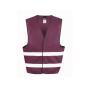 CORE ENHANCED VISIBILITY VEST, BURGUNDY, XXL/3XL, RESULT