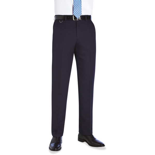 Pantalon flat front Mars Navy 48 UK Pantalon flat front Mars Navy 48 UK