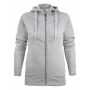 Printer Overhead Lady full zip hoo Greymelange 3XL