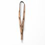 Zeefdruk lanyard van kurk en polyester Zeefdruk lanyard van kurk en polyester