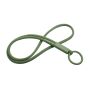 Tubyard lanyard met gerecycleerde plastic buis - Olijf