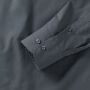 RUS Men LSL Tailored Polycot. Poplin Shirt, Convoy Grey, 4XL