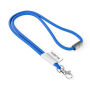 Polyester 2-kleurige koord-lanyard met full color label