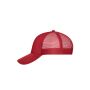 6 Panel Mesh Cap red/red one size