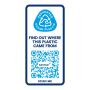 H2O Active® Eco Base 650 ml sportfles met tuitdeksel - Transparant/Rood