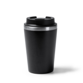 HORAN Dubbelwandige beker 350 ml - zwart HORAN Dubbelwandige beker 350 ml - zwart