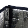 VINGA Volonne AWARE™ recycled canvas koeltas, blauw, gebroken wit