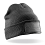 Bedrukbare muts van dubbel gebreid Grey One Size