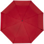 Birgit 21'' foldable windproof recycled PET umbrella - Red