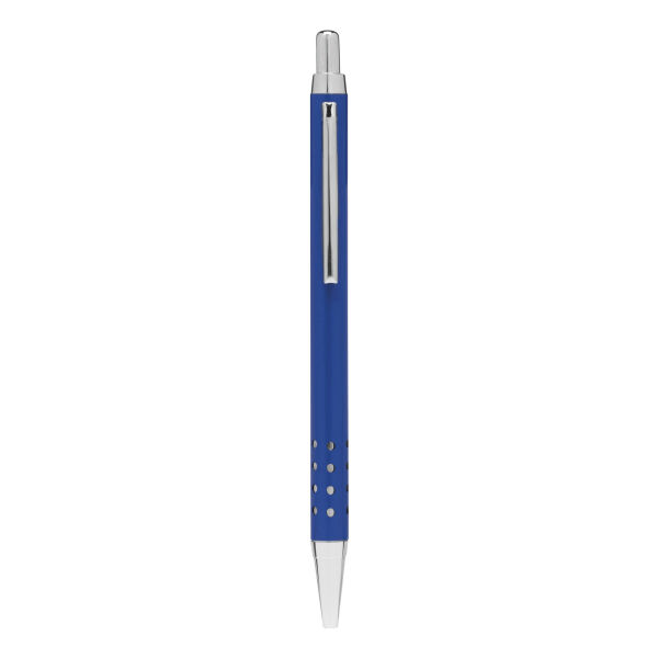 BUDAPEST - Messing balpen mat blauw BUDAPEST - Messing balpen mat blauw