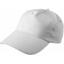 Katoenen twill pet Lisa wit
