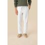 Verwassen herenbroek van linnen Washed Navy Blue 38 FR