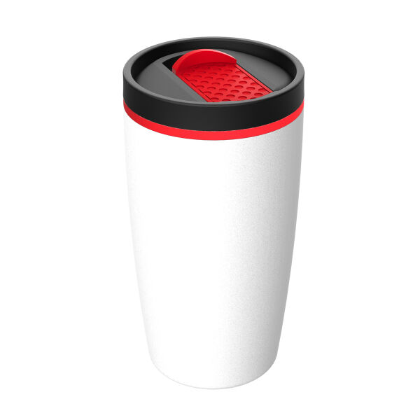 Thermo mug RETUMBLER-METZ - red, white Thermo mug RETUMBLER-METZ - red, white