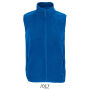 Unisex Factor Zipped Fleece Bodywarmer royal blue 4XL