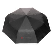 21 "Impact AWARE ™ RPET 190T Pongee tweekleurige miniparaplu, zilver