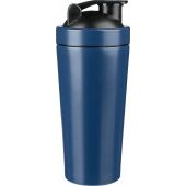 Gerecycled roestvrijstalen enkelwandige shaker (750 ml) Orla zwart