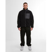 Bonded Sherpa Jacket - White Sand - 2XS