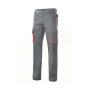 TWO-TONE MULTI-POCKET TROUSERS, GREY/RED, 34, VELILLA