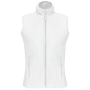 Bodywarmer van microfleece dames White XXL