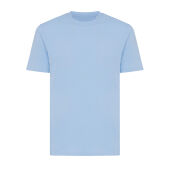 Iqoniq Sierra lichtgewicht gerecycled katoen t-shirt, sky blue (M)